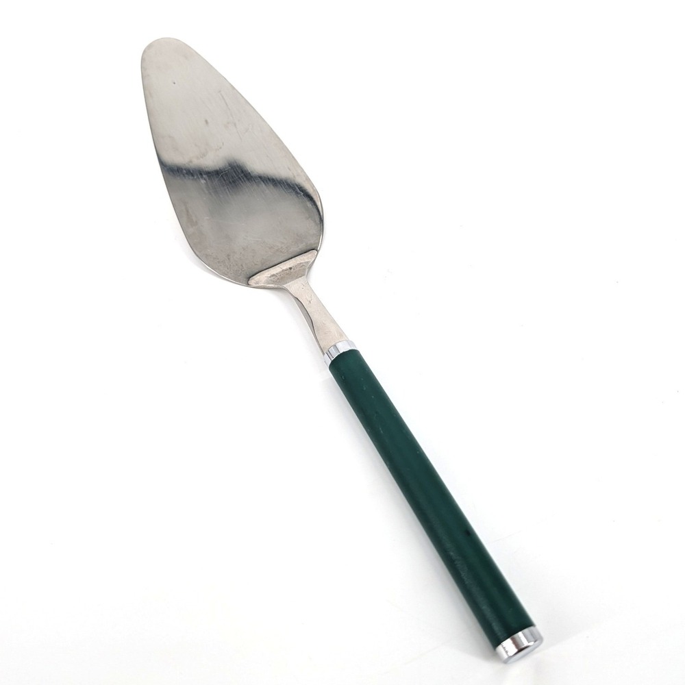 Villeroy & Boch Play! Pie Cake Server Green‎ Stainless Steel 9.75"